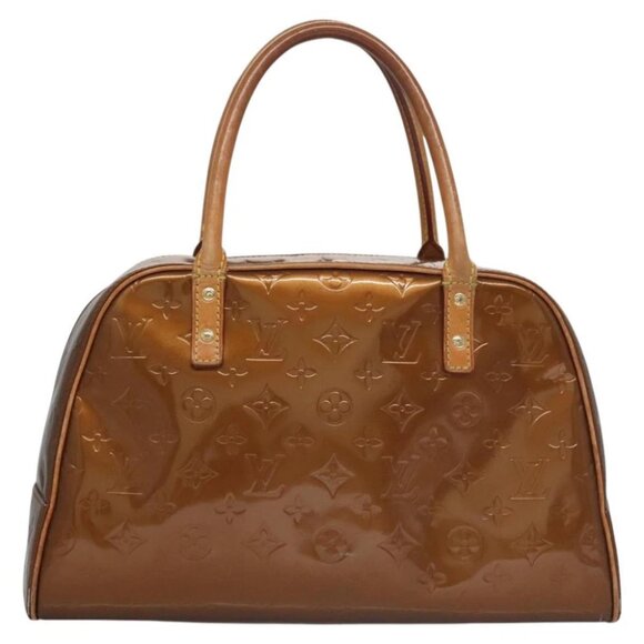 LOUIS VUITTON Monogram Vernis Tompkins Square Bag Bronze - Picture 2 of 15